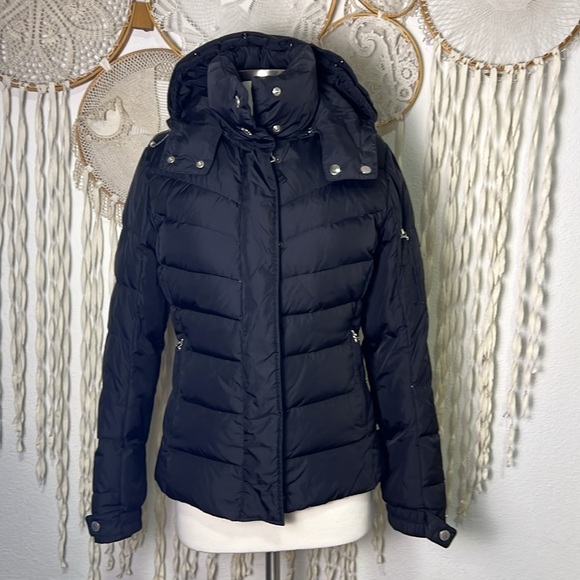 Bogner Fire & Ice Black Down and Feather Ski Jacket Size 6/US Small - Picture 1 of 15
